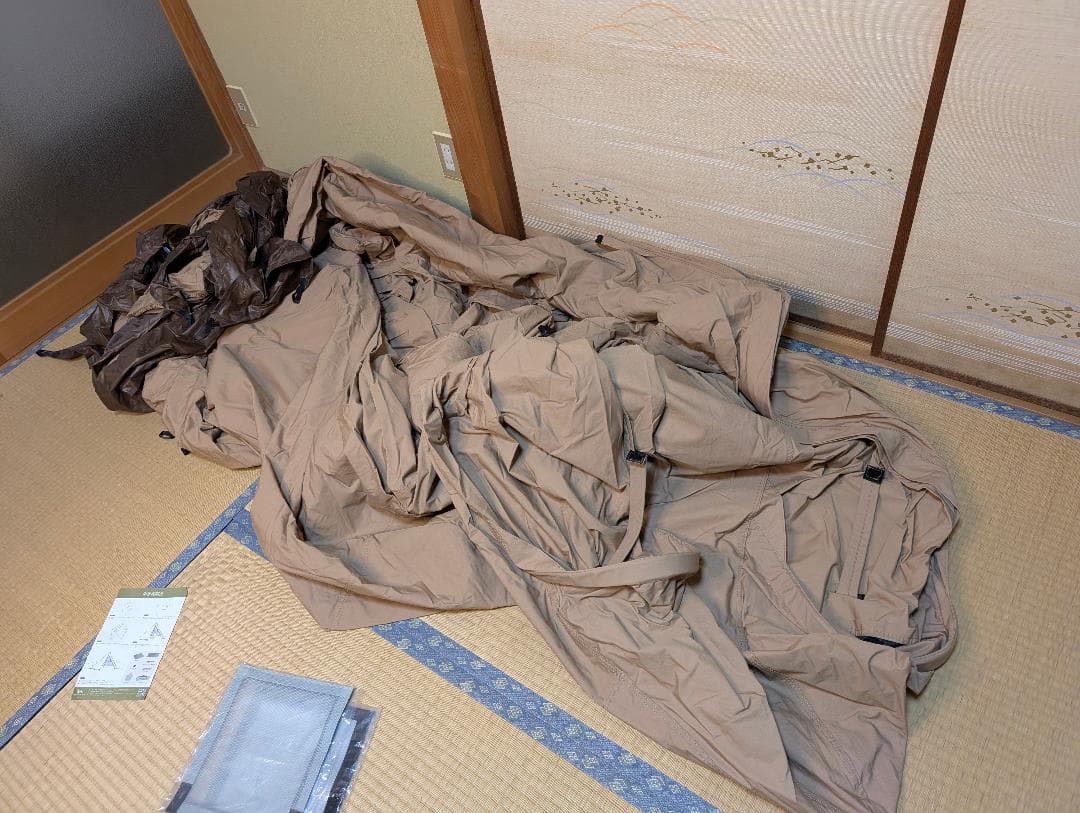 TOMOUNT　ポリコットン　ワンポール テント 2.8m 2回使用　OP付き