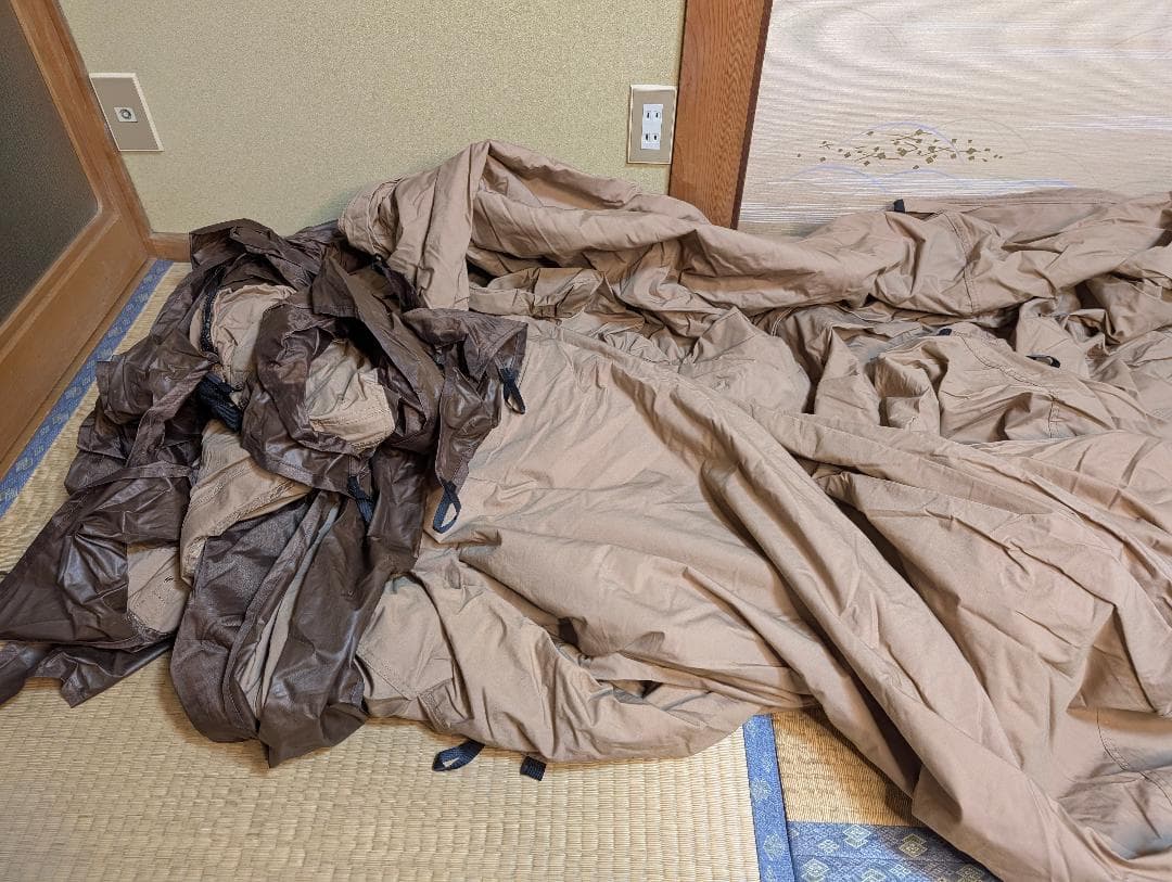 TOMOUNT　ポリコットン　ワンポール テント 2.8m 2回使用　OP付き