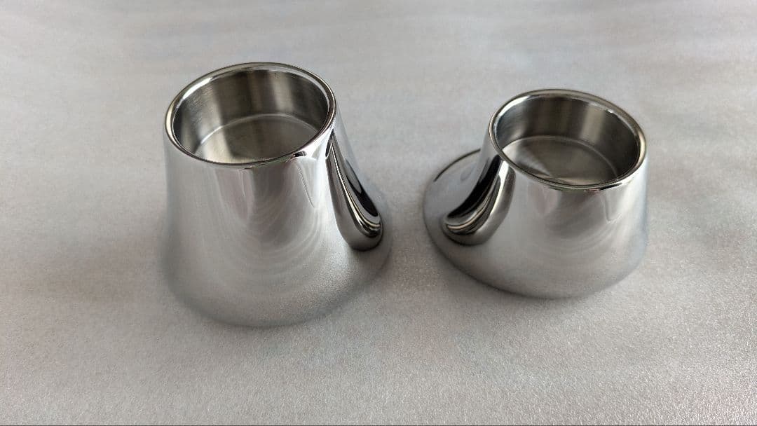 ジョージジェンセン キャンドルホルダー2個セット 50mm 70mm コブラ