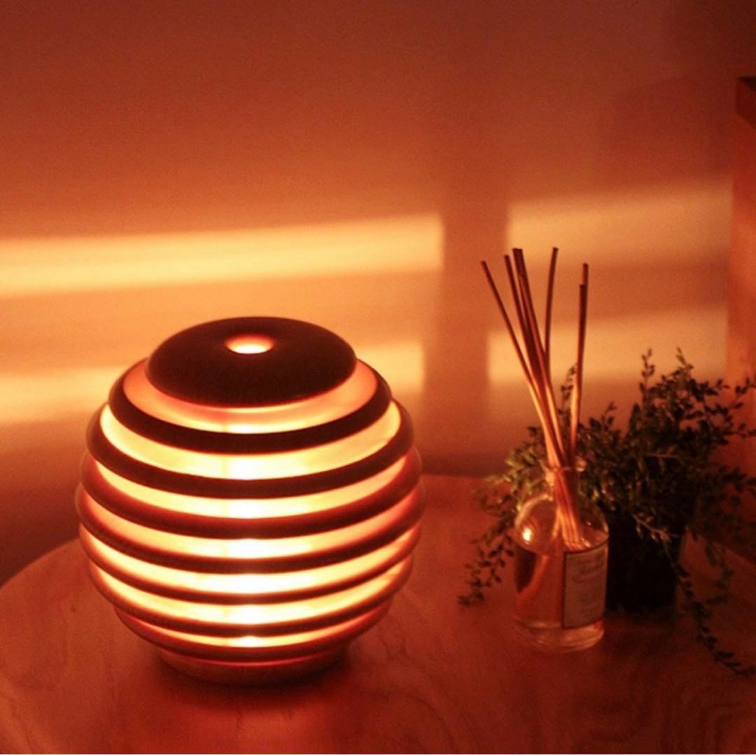 Mocoro モコロランプ 照明作家 谷俊幸作 名品 焦茶