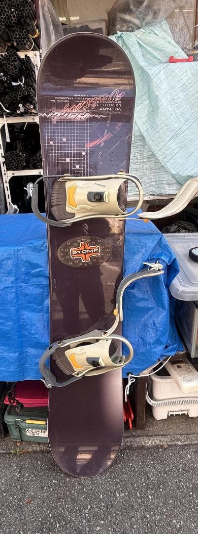 ●中古【NAKED CORNICE】スノーボード 板【154cm】STOMR★