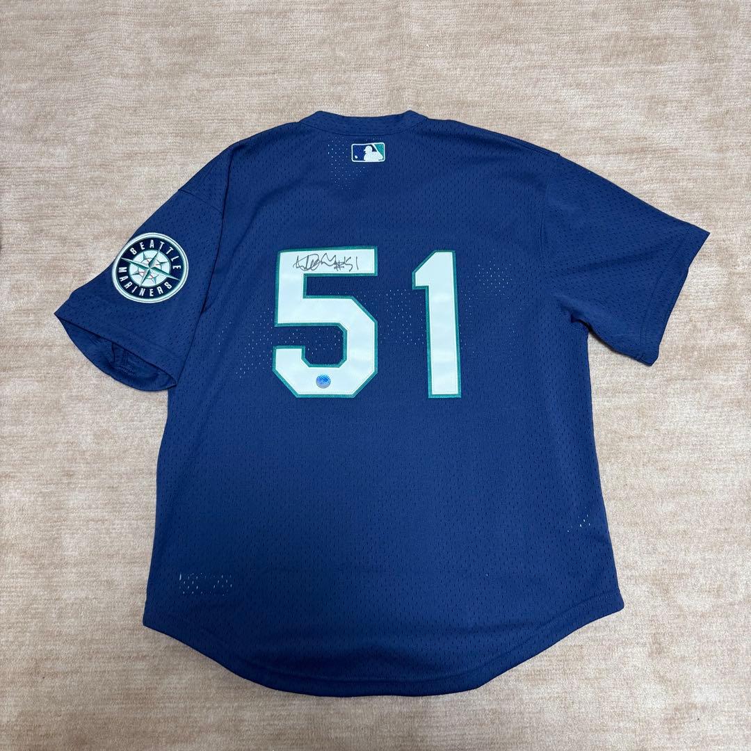 激レア イチロー サイン入りユニフォーム シアトルマリナーズ 51番