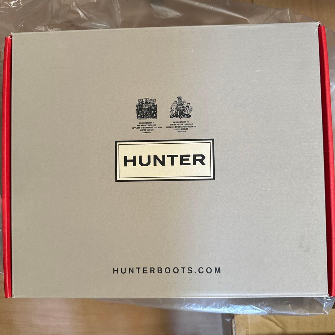 新品 HUNTER スノーブーツ ホワイト 23