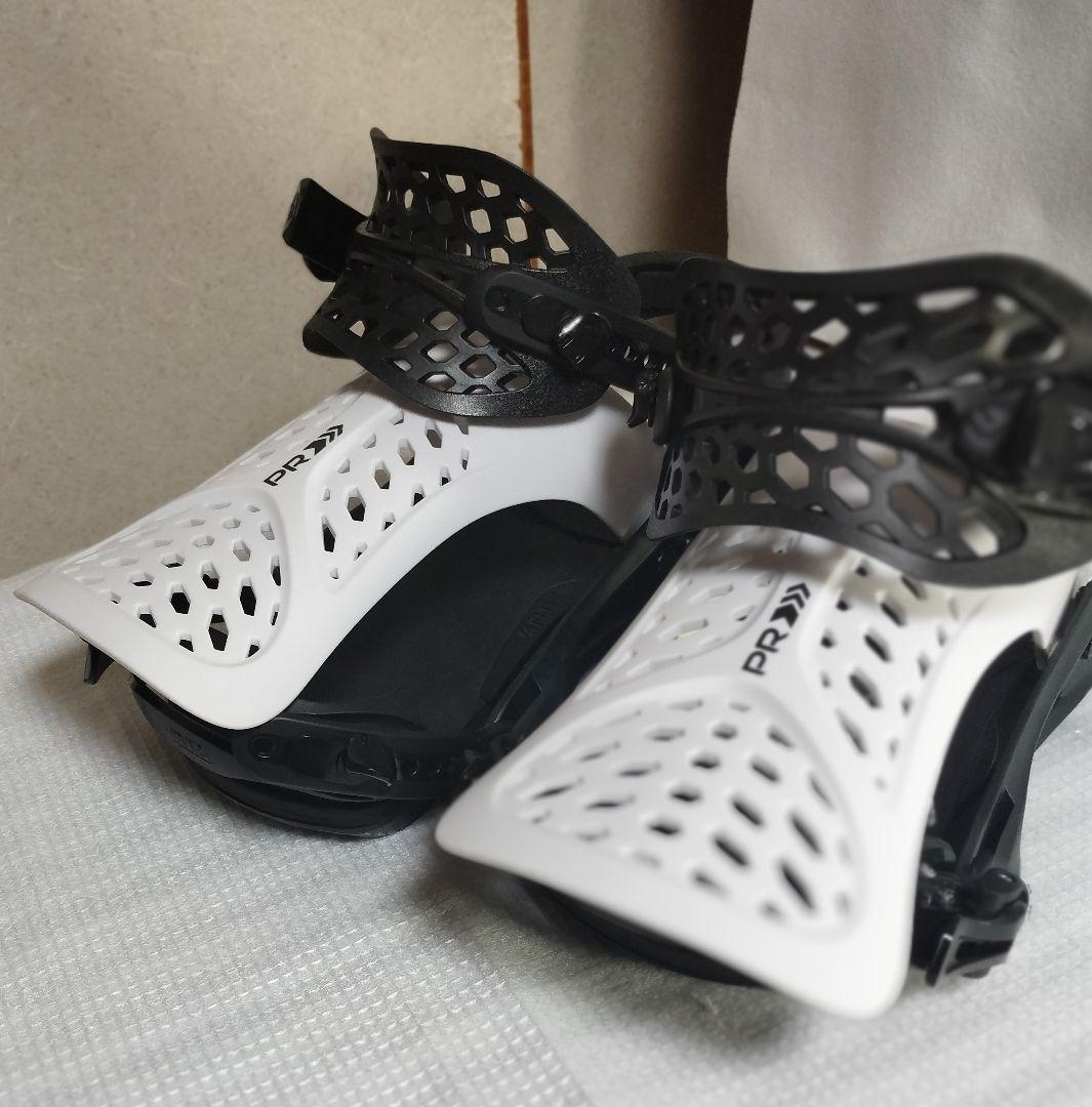 FLUX PR ビンディング Mサイズ ホワイト/ブラック　美品