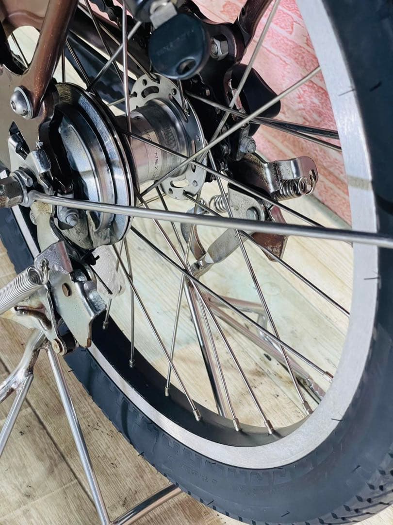 K2154 電動自転車ブリヂストン子供乗せ 20インチ 8.9Ah ブラウン