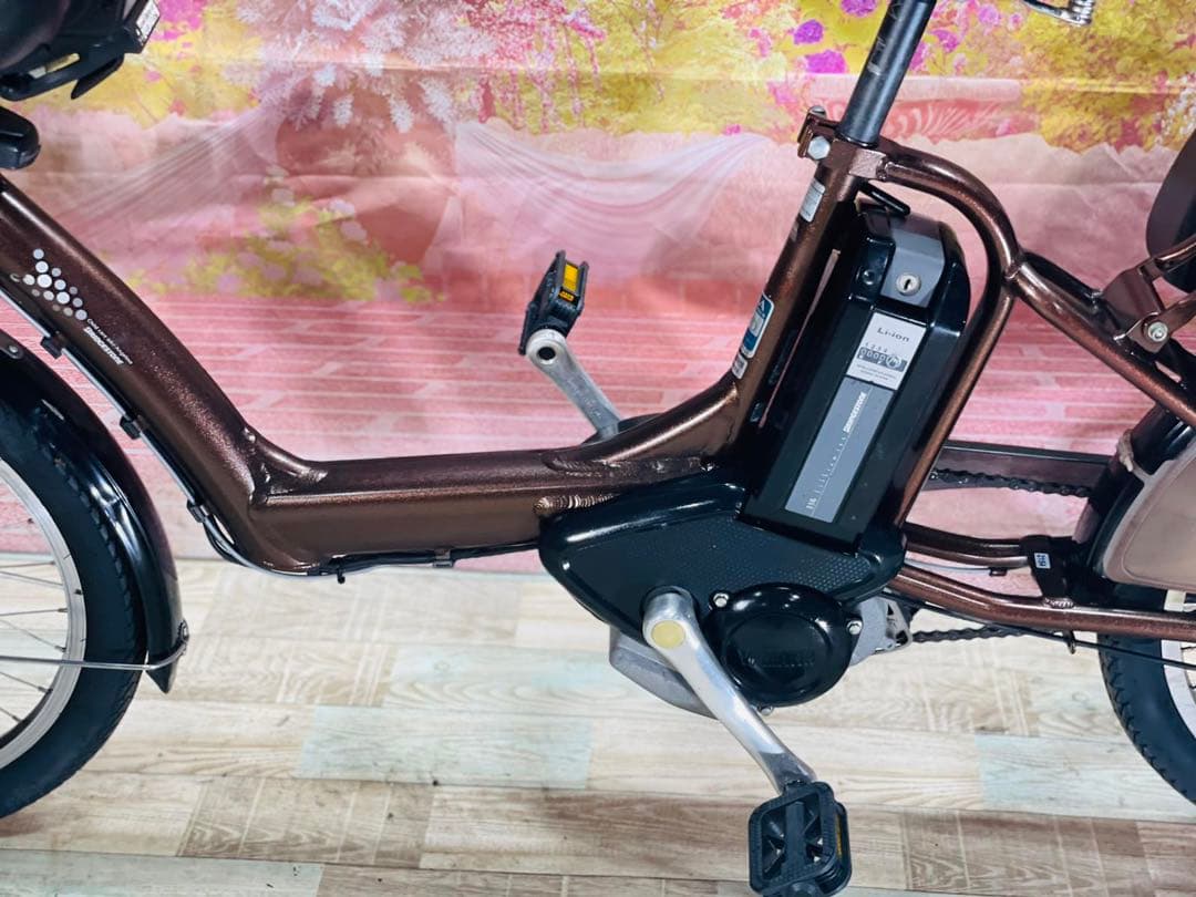 K2154 電動自転車ブリヂストン子供乗せ 20インチ 8.9Ah ブラウン