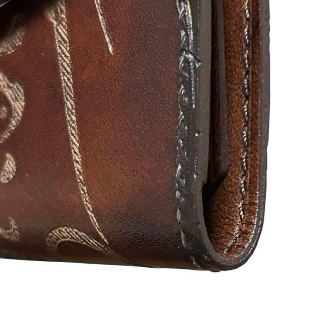 Berluti ベルルッティ　カリグラフィー　キーケース　キーホルダー　ブラウン