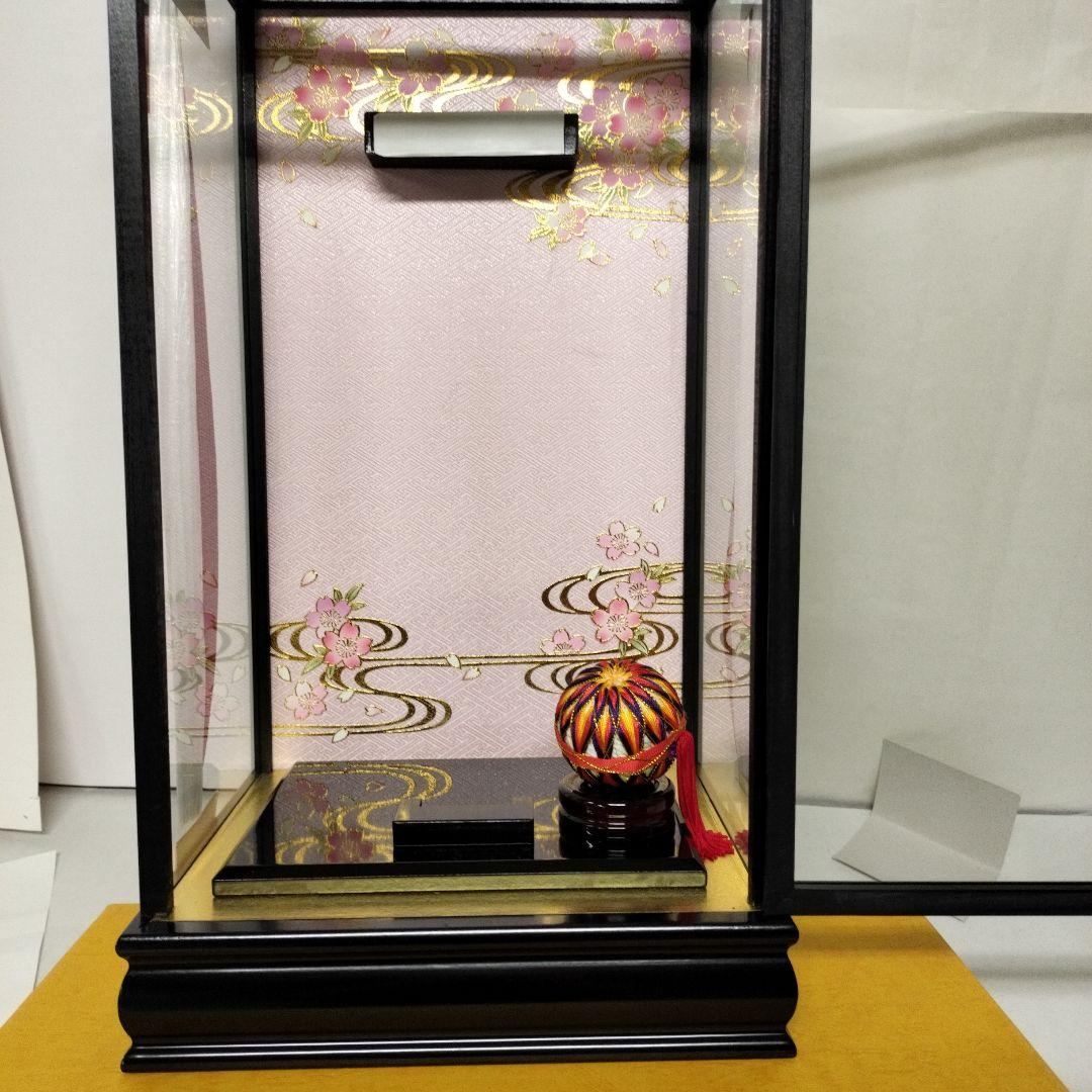 羽子板明日香13号 華流水金彩刺繍 赤紺