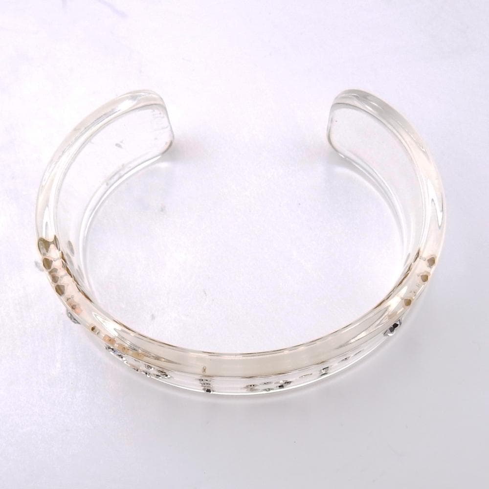 Christian Dior ラインストーン バングル ロゴ プラスチック