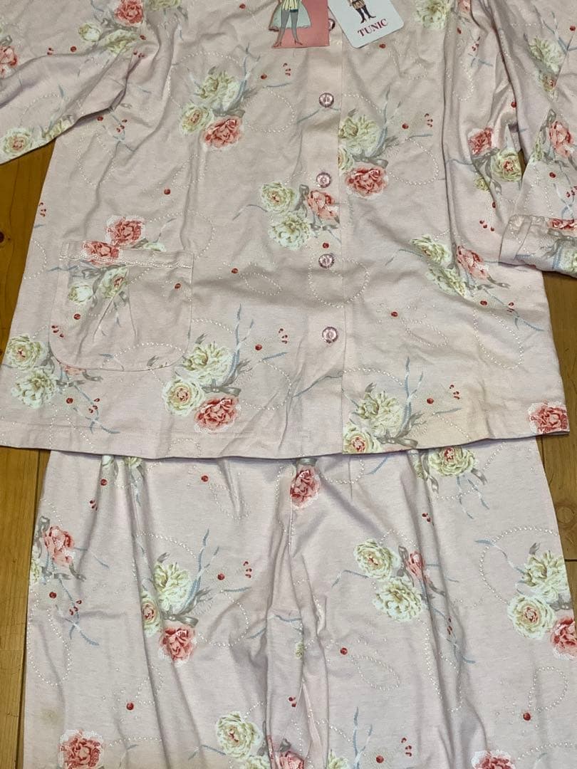 未使用 パジャマ Tunic coco 鴨居羊子 チュニック TUNIC ピンク