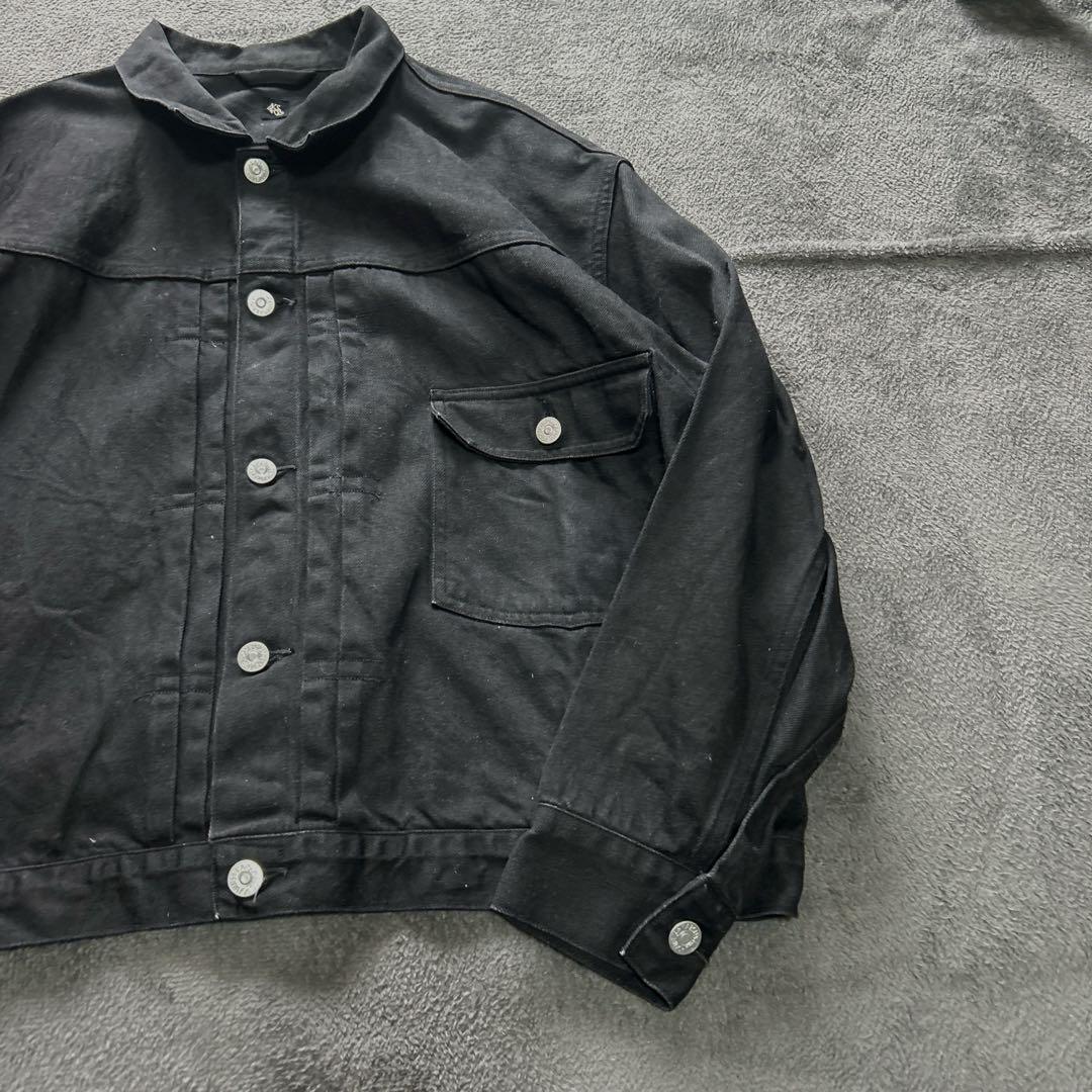 kaptain sunshine デニムトラッカー 黒 38 506型