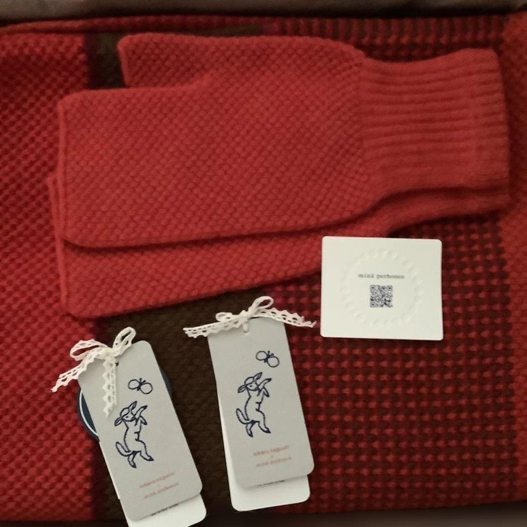 ミナペルホネン　HIKARU NOGUCHI ショール&ミトン