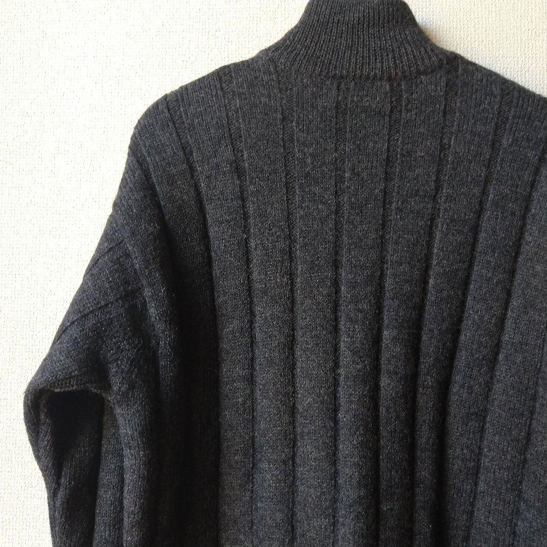 90s J.CREW 巨人タグ ドライバーズニット グレー S オールド - メルカリ