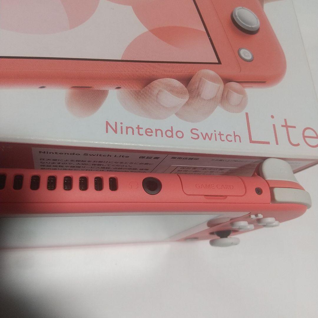 [美品]Nintendo Switch LITE コーラル ピンク 2023年製