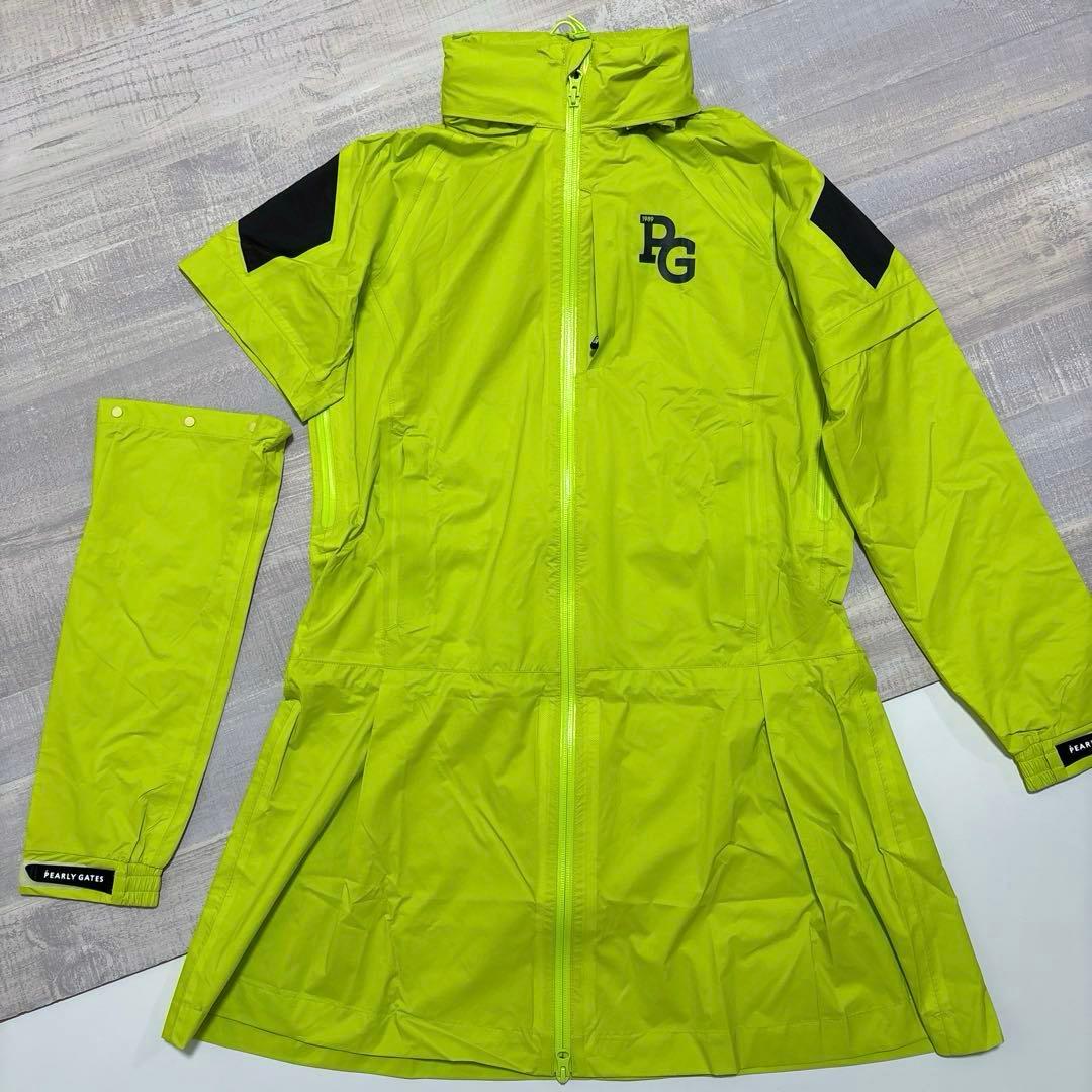 パーリーゲイツ☆耐水☆防風☆結露防止☆レインワンピ☆レッグカバー