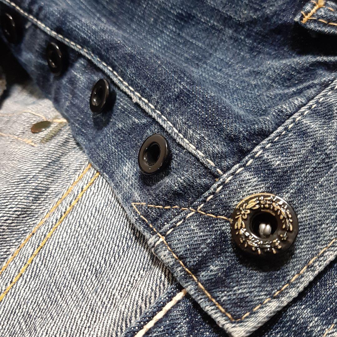 ろ*☆様 鬼ヒゲPherrow's大戦モデルデニム月桂樹フェローズ復刻