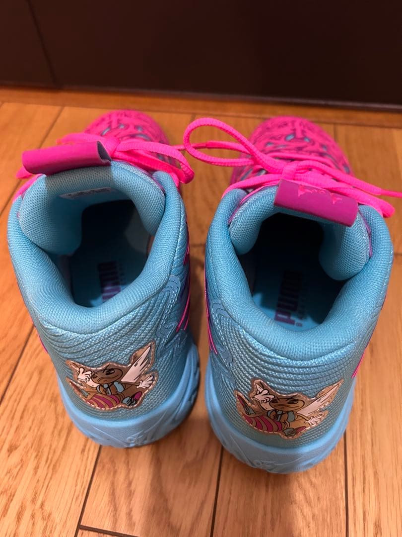 プーマPUMA バッシュ IRIDESCENT HORNETSラメロ・ボール美品