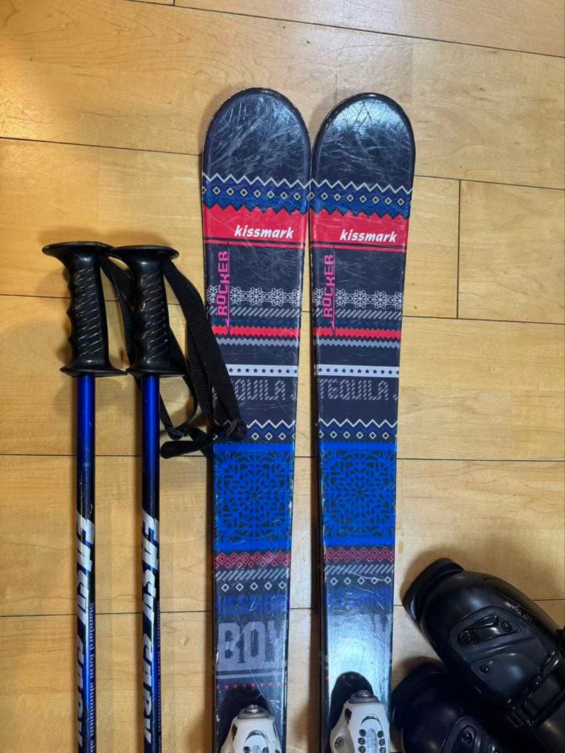 キスマーク スキーセット 138センチ hardブーツ 23〜23.5センチ 商品