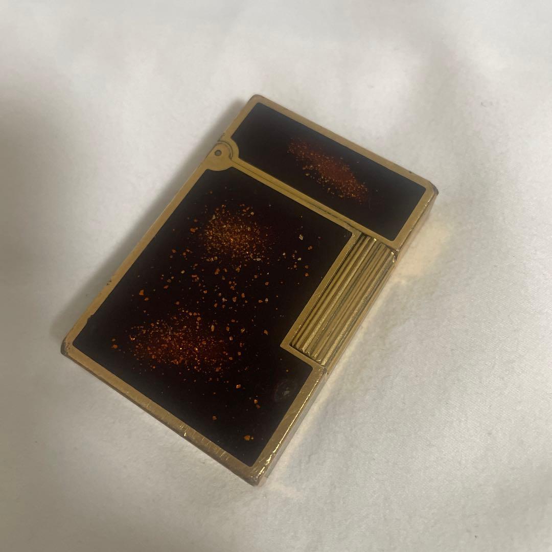 ST.dupont　デュポン　ガスライター　漆　金ラメ