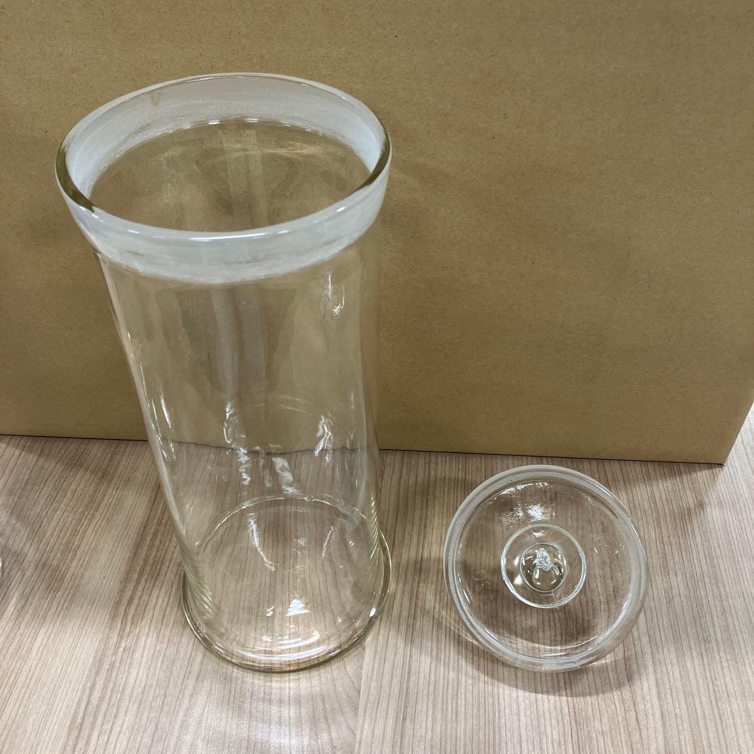 ガラス製 標本瓶 2本