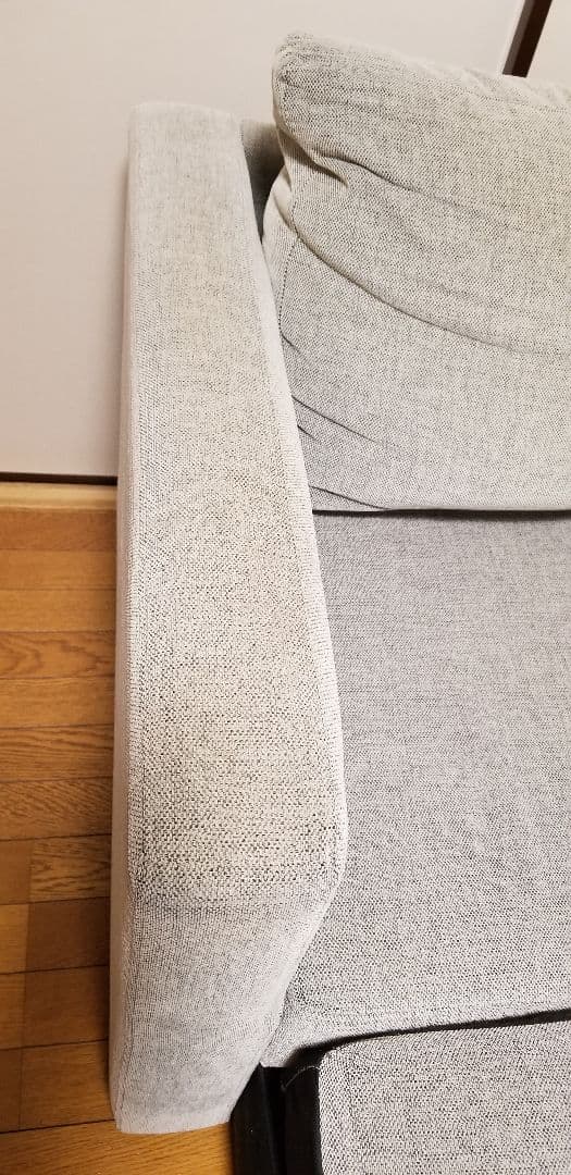 ニトリ　布製カウチソファベッド大型収納付