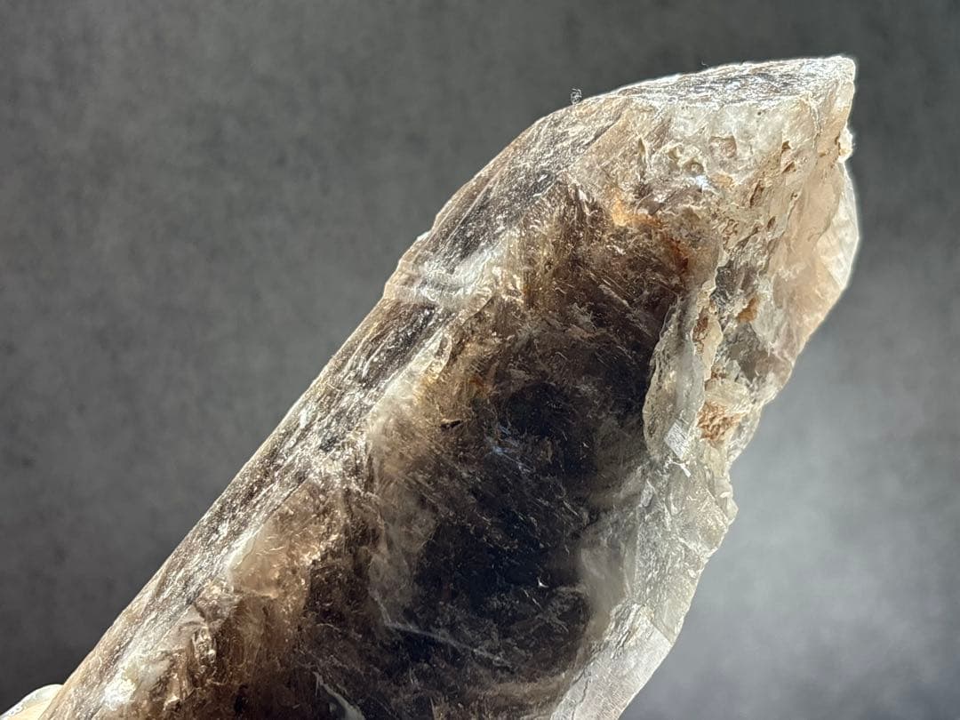 《ブラジル産＊スモーキーエレスチャル＊水入りダブルポイント》