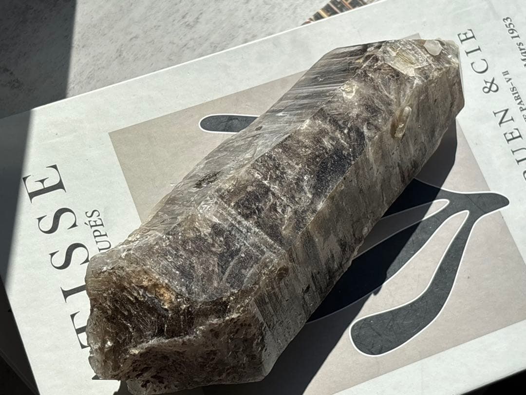 《ブラジル産＊スモーキーエレスチャル＊水入りダブルポイント》