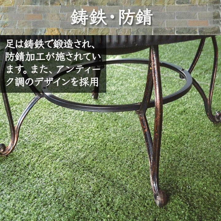 バーベキューコンロ テーブル 囲炉裏 丸形 ファイヤーピット
