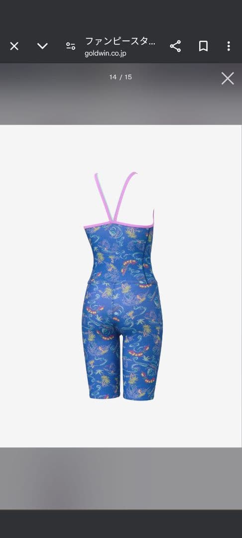 スピード練習用水着ツーピース L