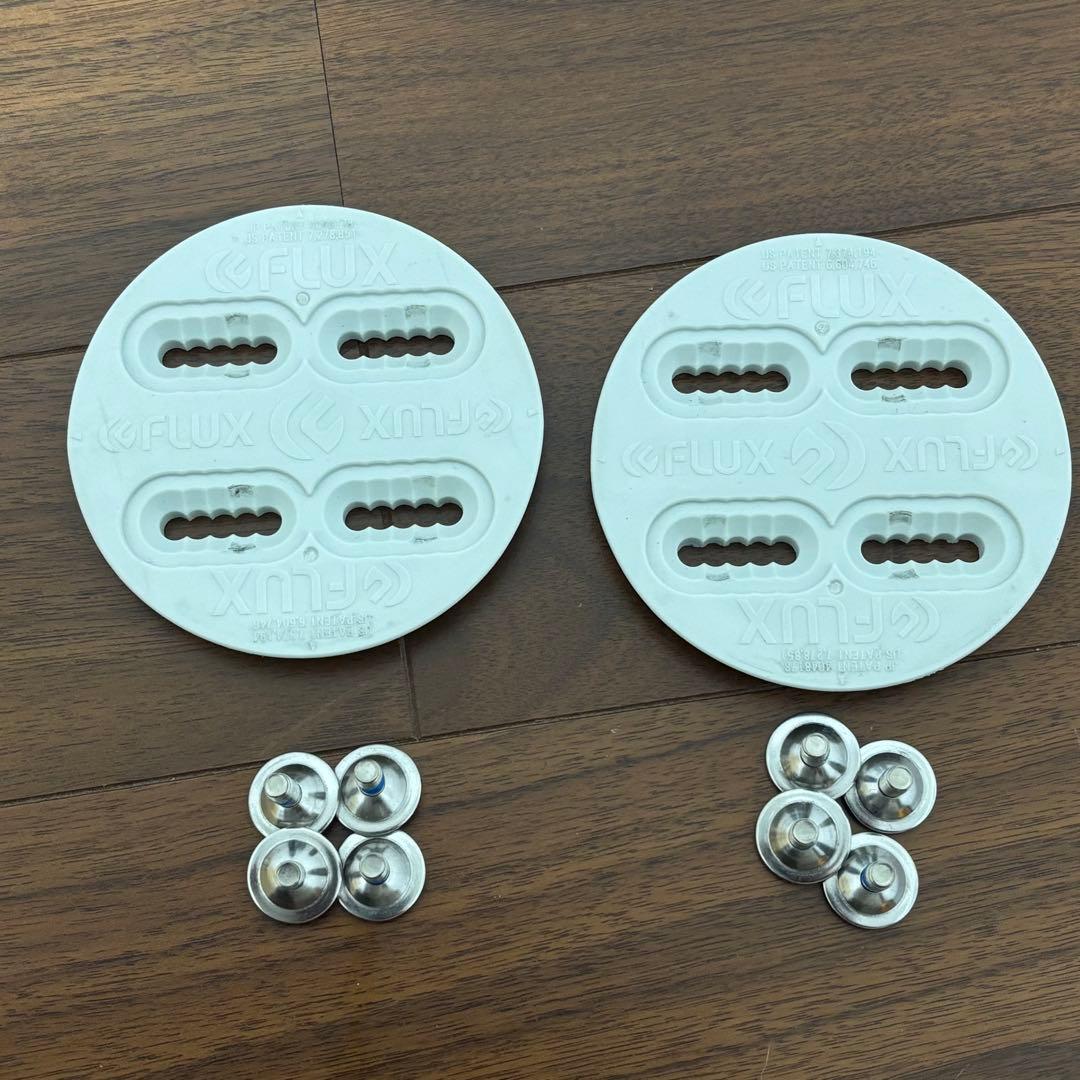 FLUX GS XS スノーボード　ビンディング　花柄　ブラック　レディース