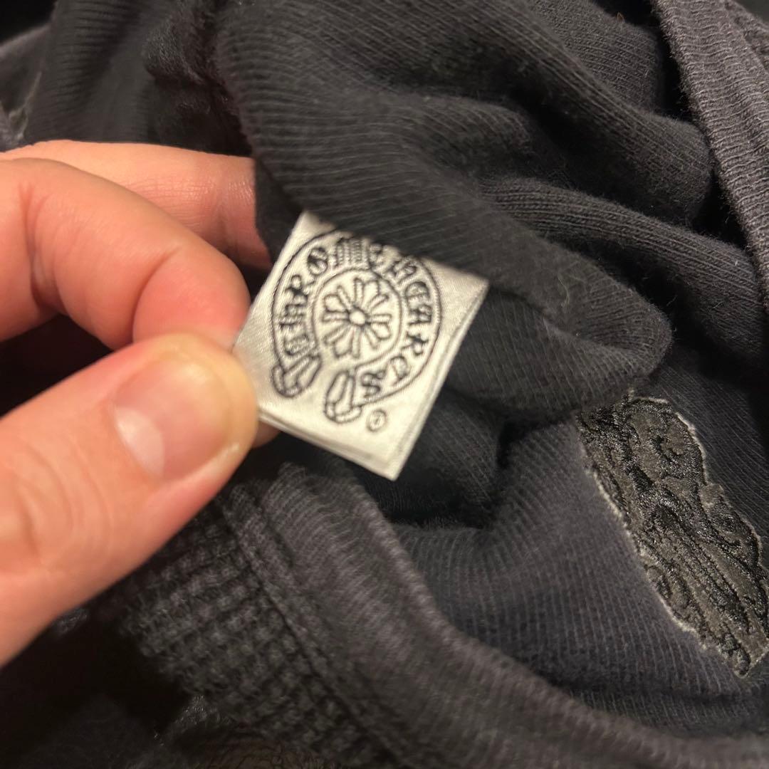 クロムハーツ　オールド ダガー ロゴ刺繍 サーマル ビーニー ニット帽