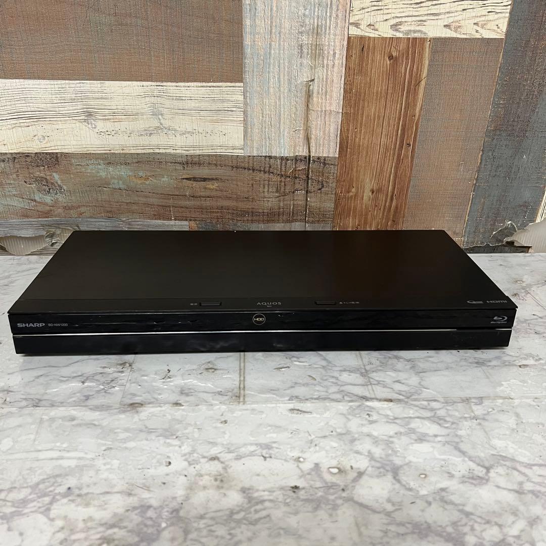 即日受渡❣️全国送料込シャープブルーレイ&HDD1TBレコーダーW録画スマホ連動可