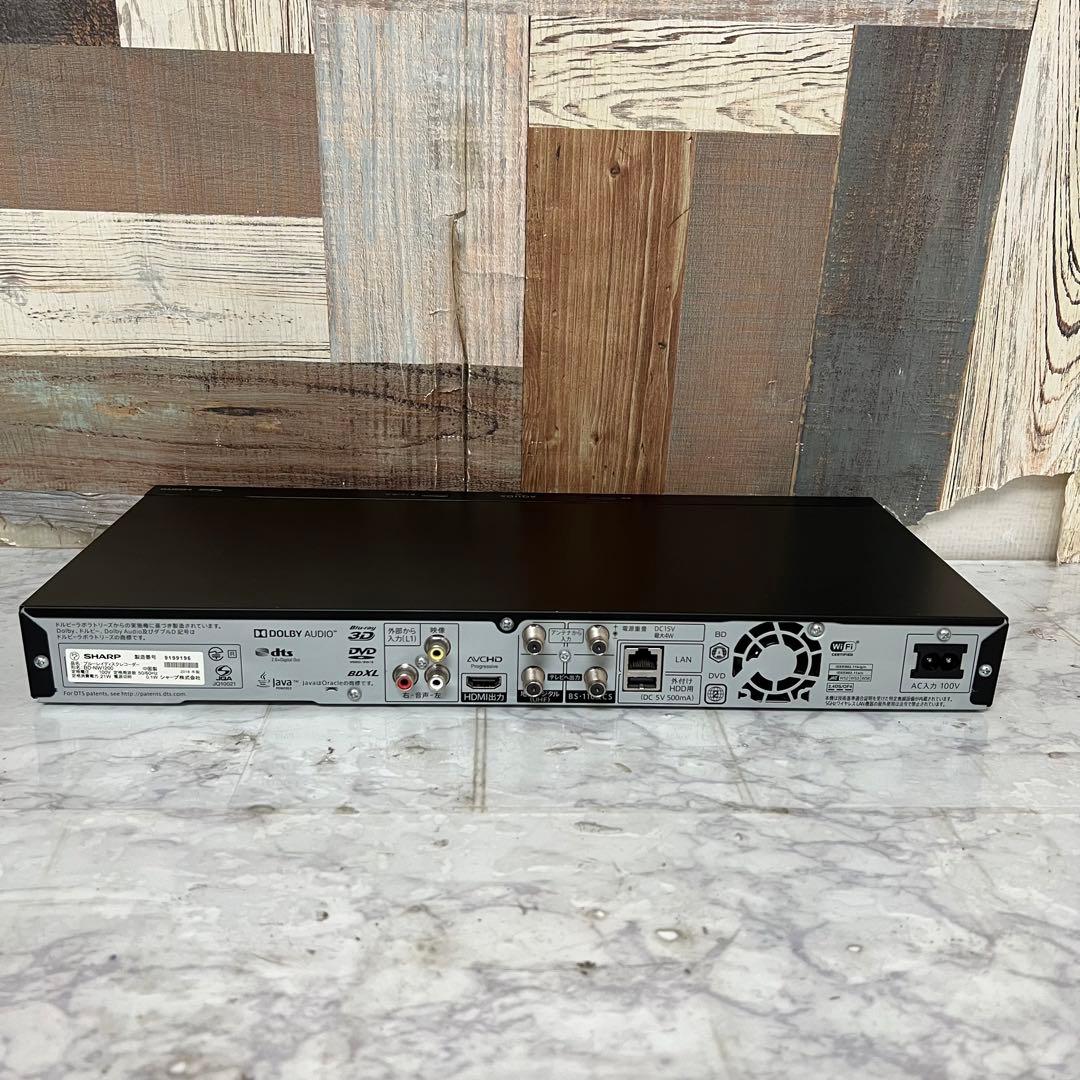 即日受渡❣️全国送料込シャープブルーレイ&HDD1TBレコーダーW録画スマホ連動可