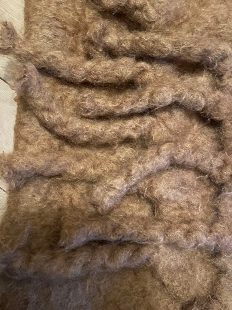 ブラウンフリンジストール Loewe ロエベ　マフラー