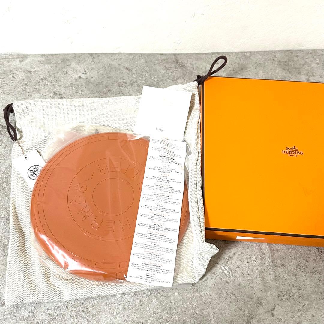 未使用】 エルメス フリスビー Wouf セリエ オレンジ - メルカリ