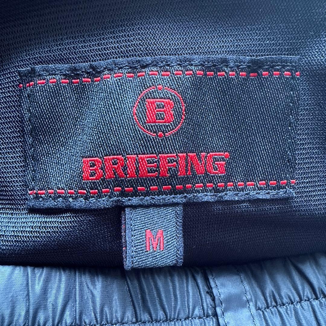 ブリーフィング ゴルフ パンツ　M 黒　暖パン　ウォームパンツ　中綿入り　秋冬