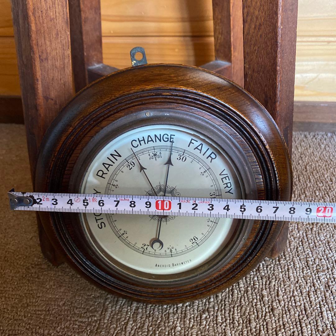 英国製　アンティーク　気圧計　お洒落