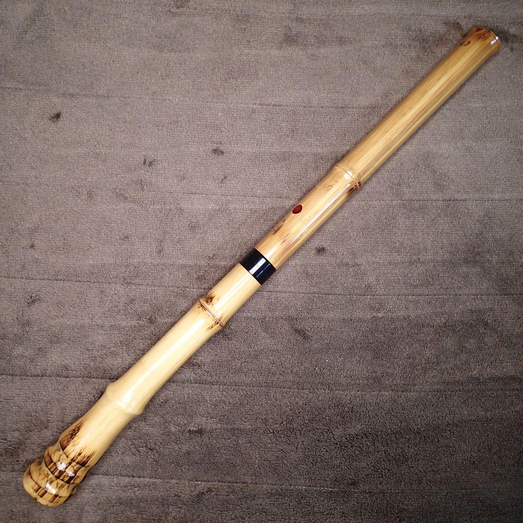 尺八 高級合竹曲管 蝴蝶 琴風調 二印 2尺1寸(正律管) - メルカリ