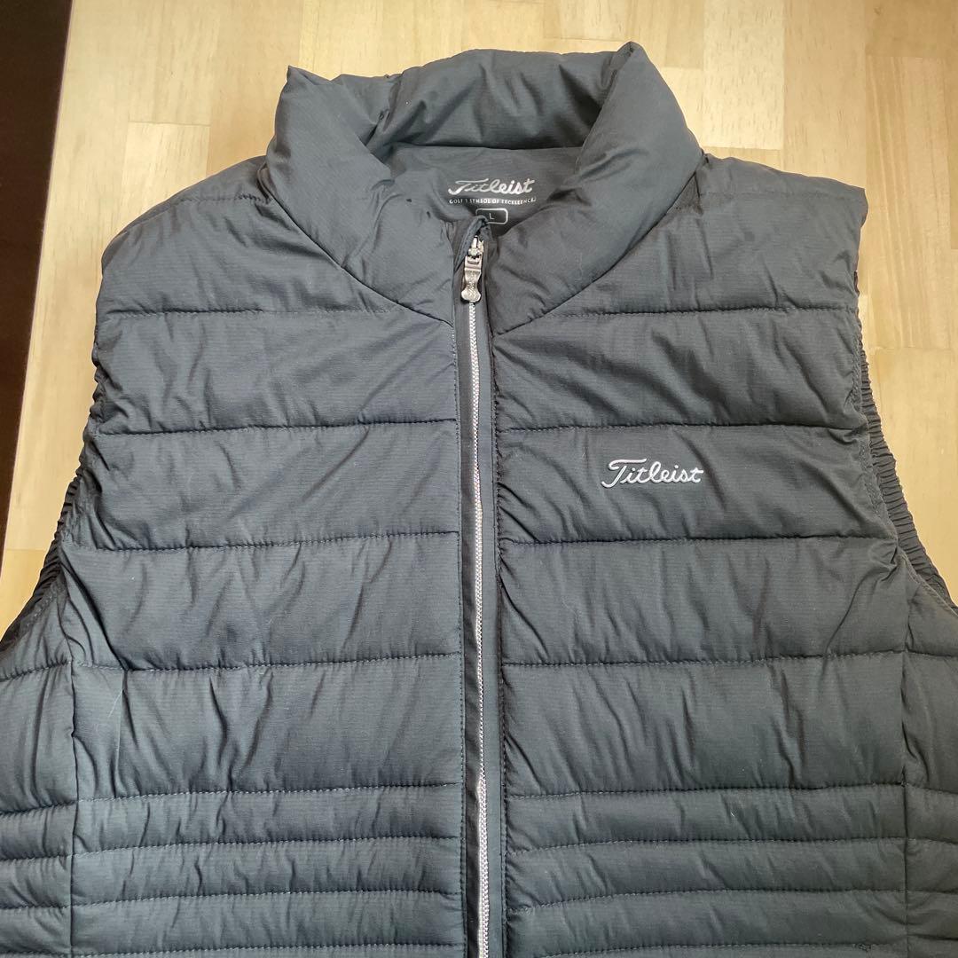 タイトリストダウンベスト レディースLサイズ、黒
