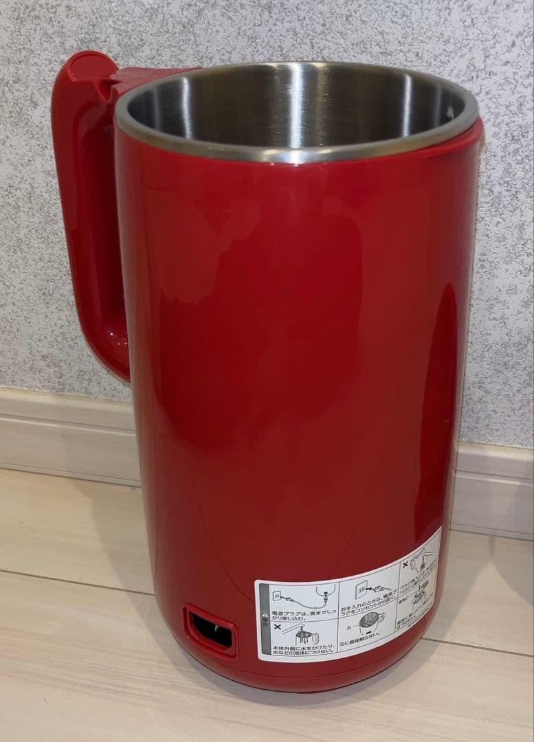 新品未使用品】ソイリッチ SOY RICH 豆乳メーカー ローズレッド - メルカリ