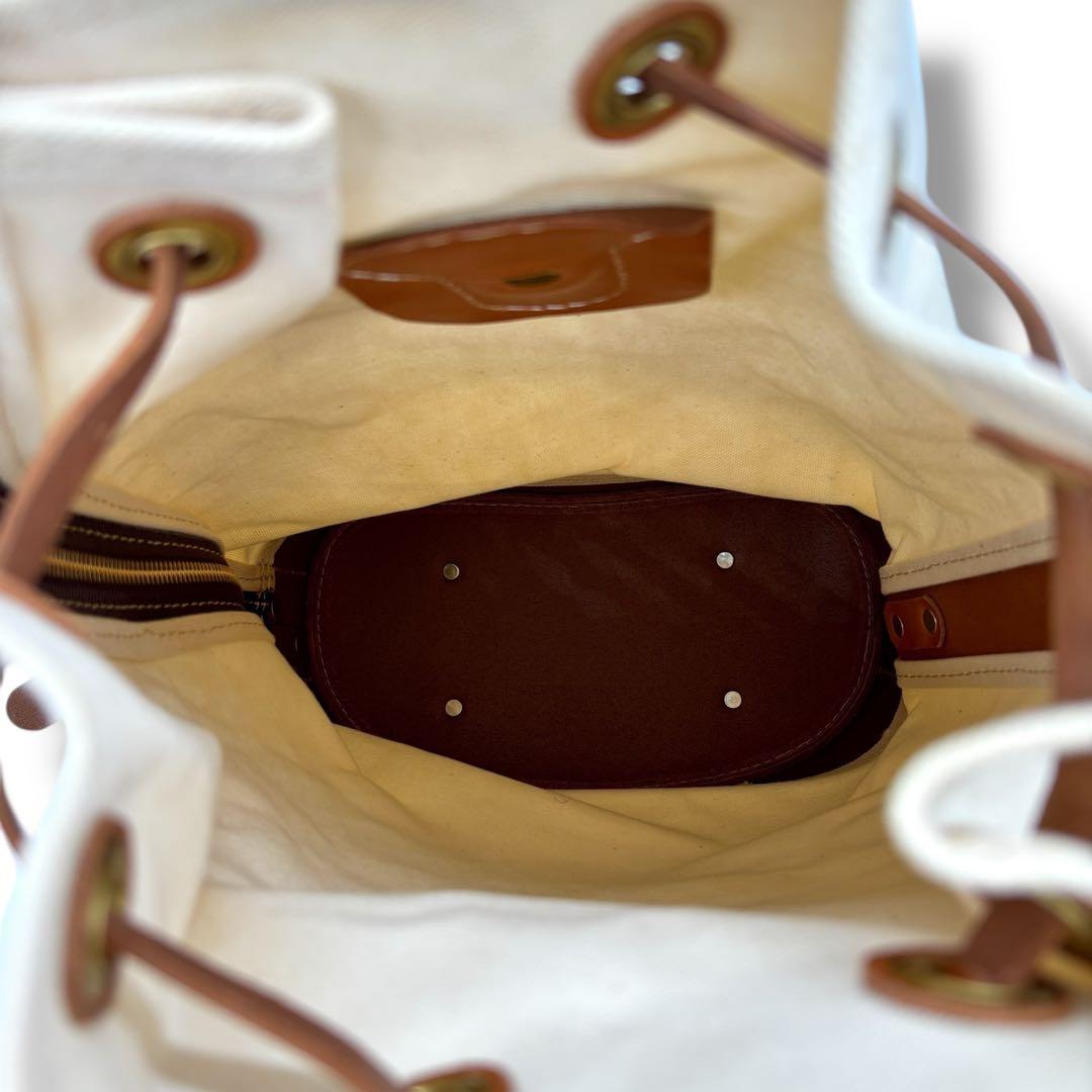 HERZ リュック キャンバス キナリ 帆布 ラティーゴ ベージュ - メルカリ