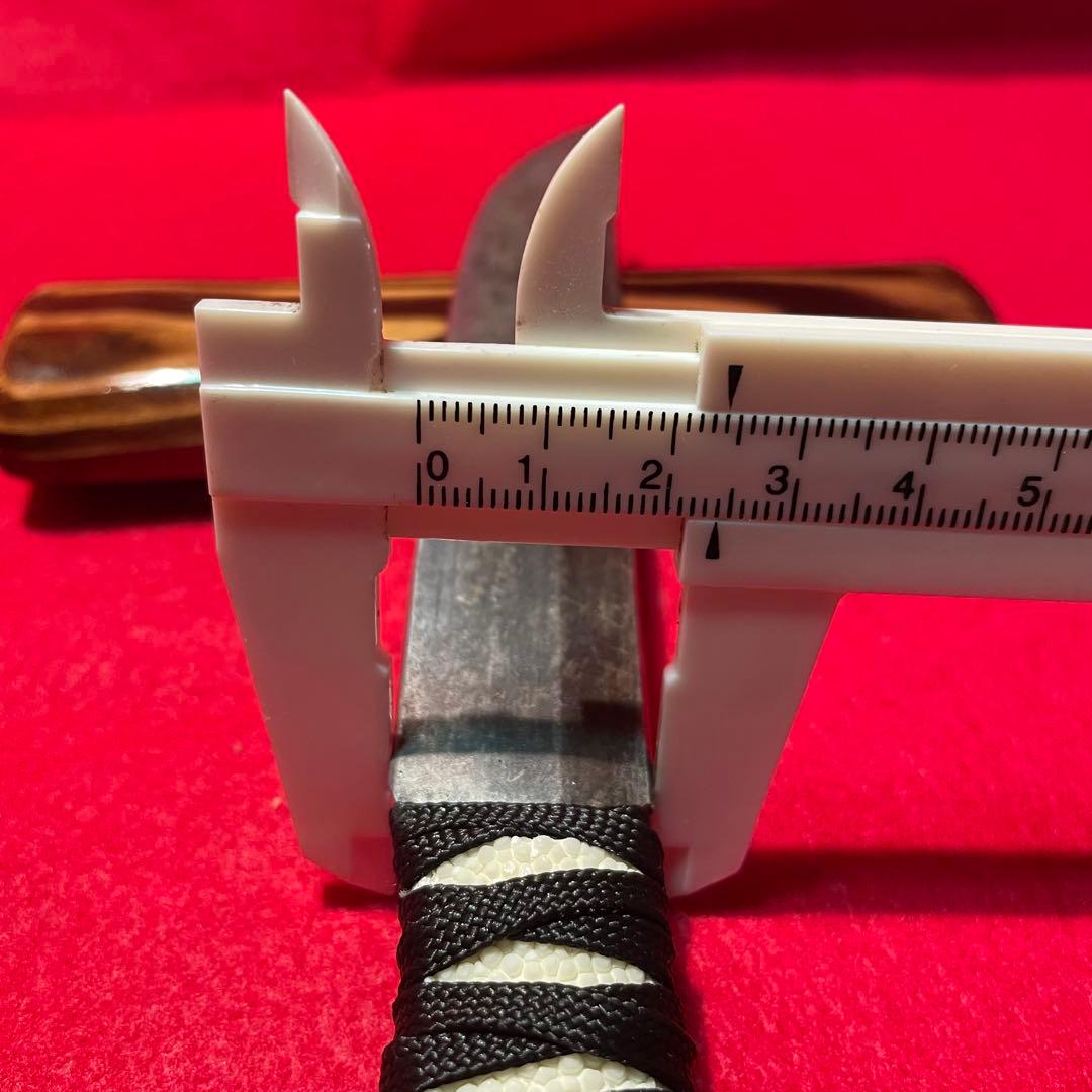 日本刀　残欠　ナイフ　⑤ フルタング　アウトドア　キャンプ　バトニング　釣り