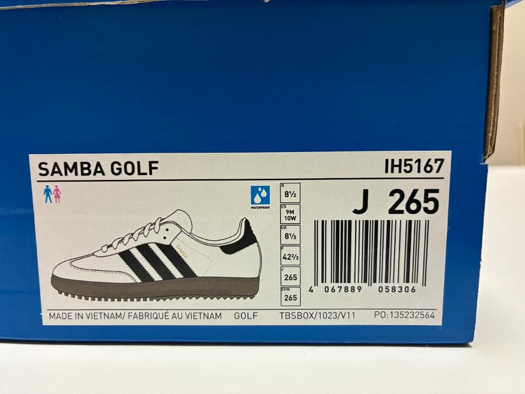 adidas Samba Golf 26.5cm ゴルフシューズ