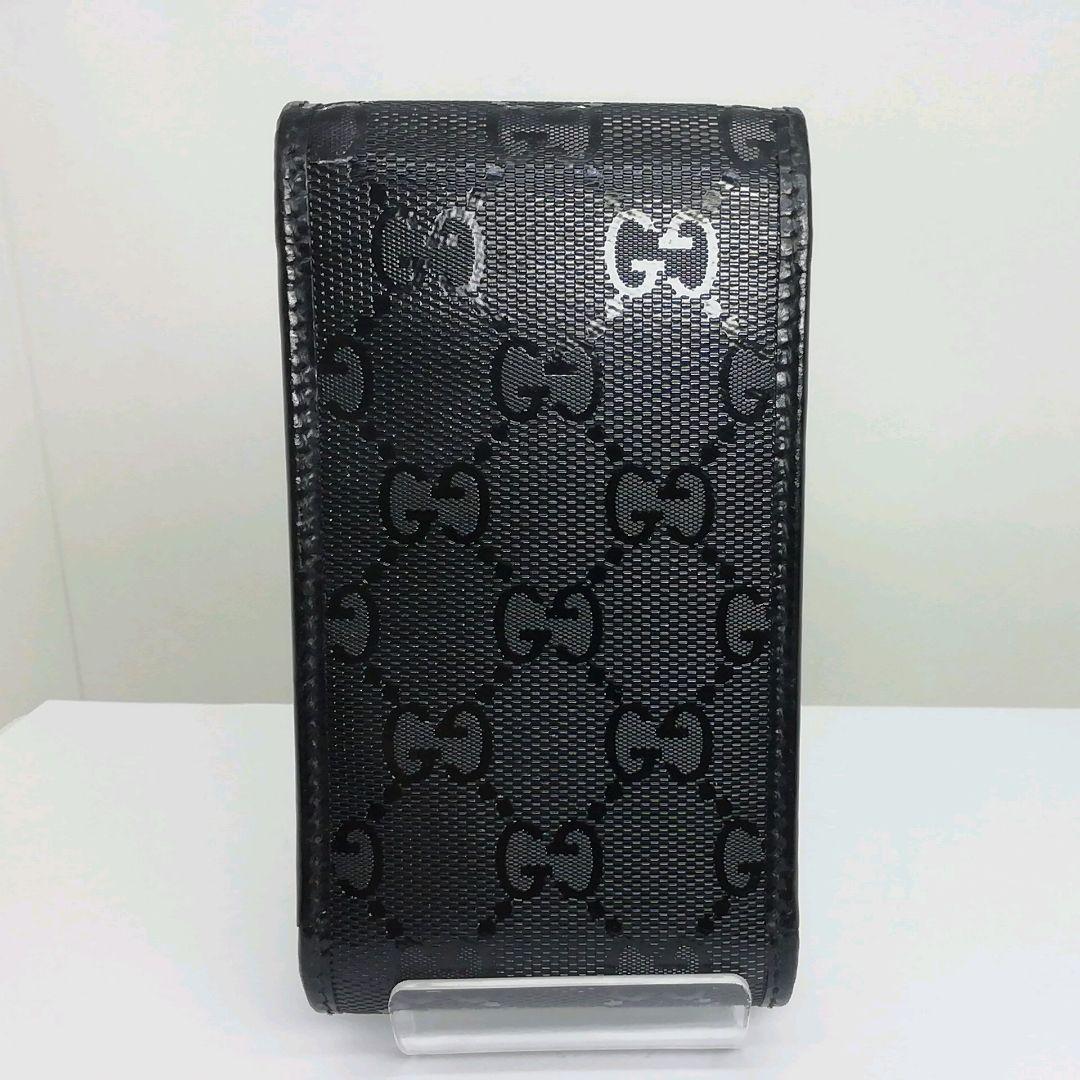 GUCCI　グッチ　インプリメ　ブラック　シガレットケース　タバコ入れ