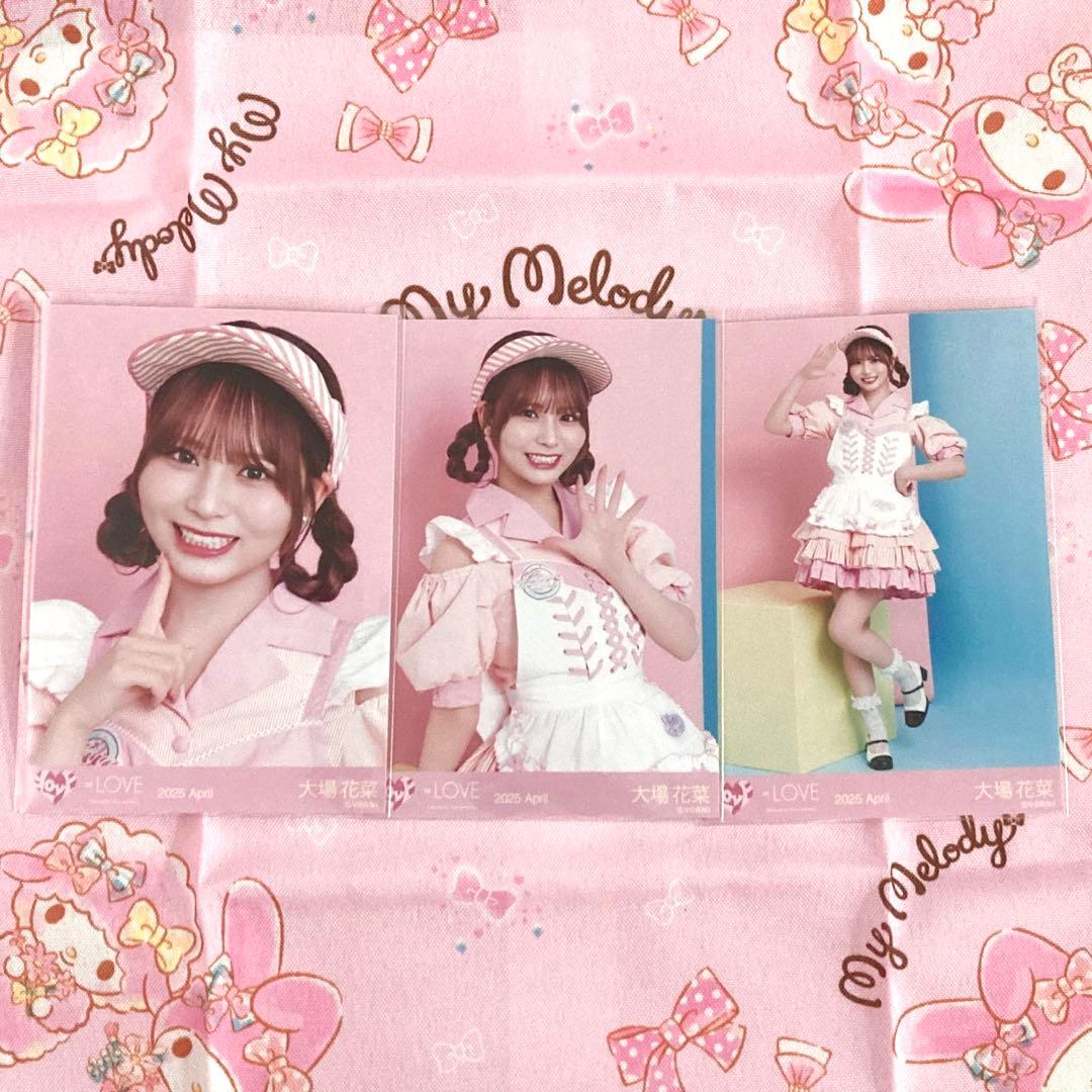 匿名配送】イコラブ生写真 ダイナー 衣装 大場花菜 = LOVE♡ コンプ