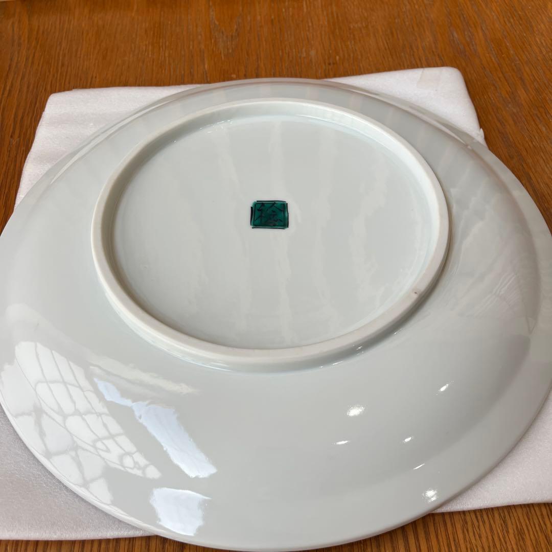 九谷焼　川田稔作　大皿　直径32cm