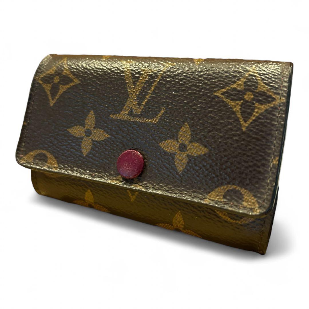 未使用に近い✨ルイヴィトンキーケース ミュルティクレ 6連 フューシャピンク