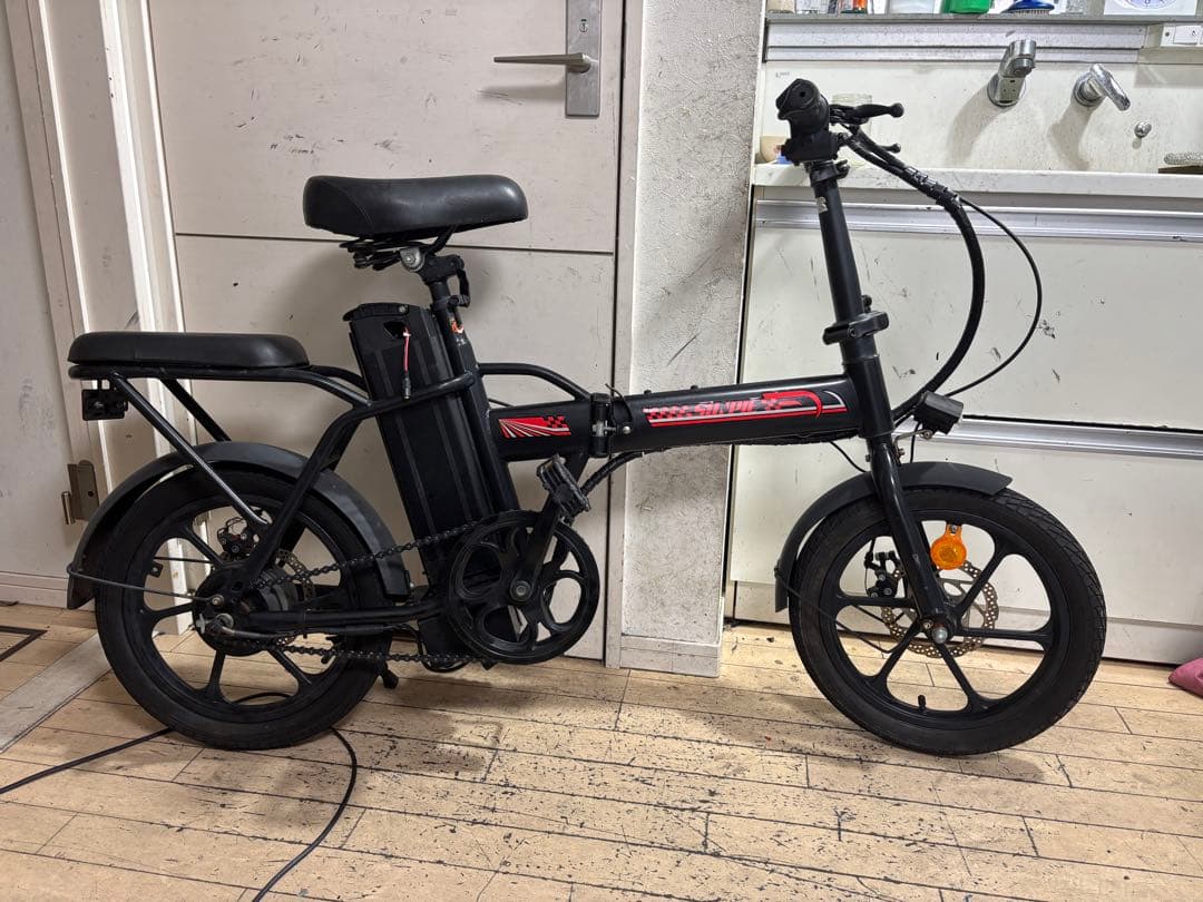 SUNPIE 電動自転車自転車 スポーツタイプ ブラック