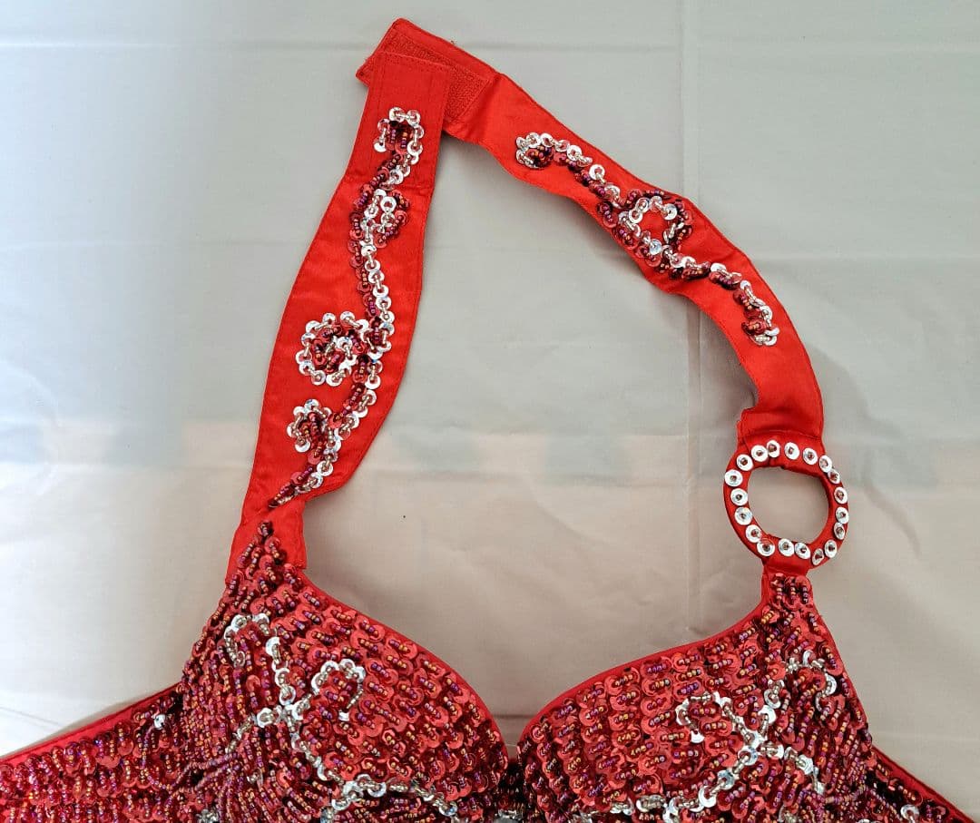 【新品】スカートかわいい ベリーダンス衣装 レッド