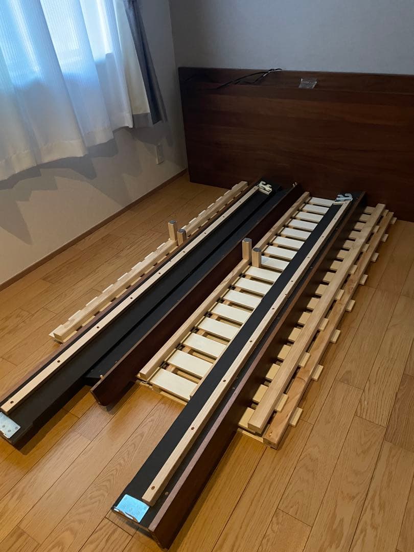 【最終セール】ニトリ　木製スノコベッド クイーンサイズ